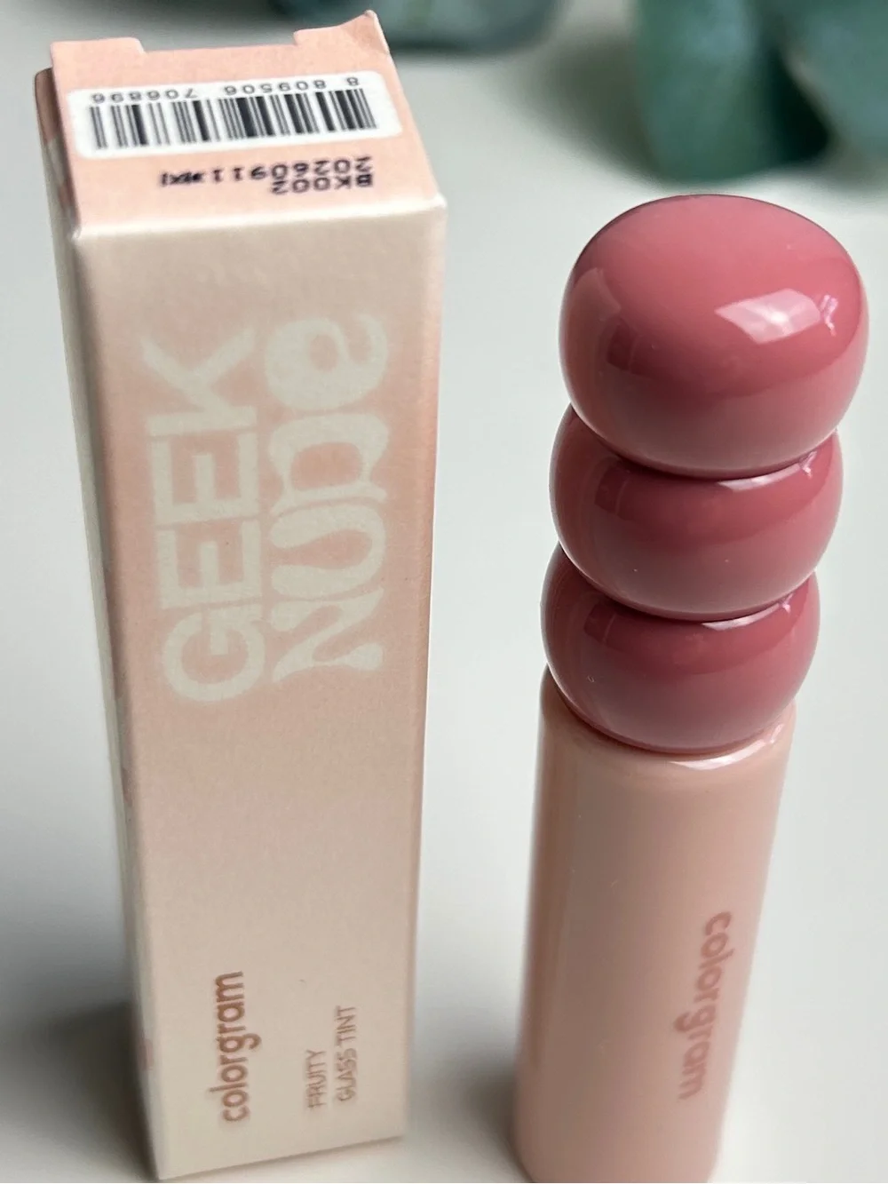 Colorgram Fruity Glass Tint (Geek Nude) in Satisfied Fig NEW!